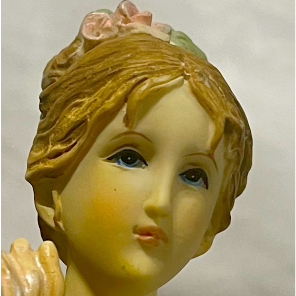 Rare Vintage 12” Resin Victorian Lady Southern Belle Detailed Collectible Statue - Picture 2 of 16